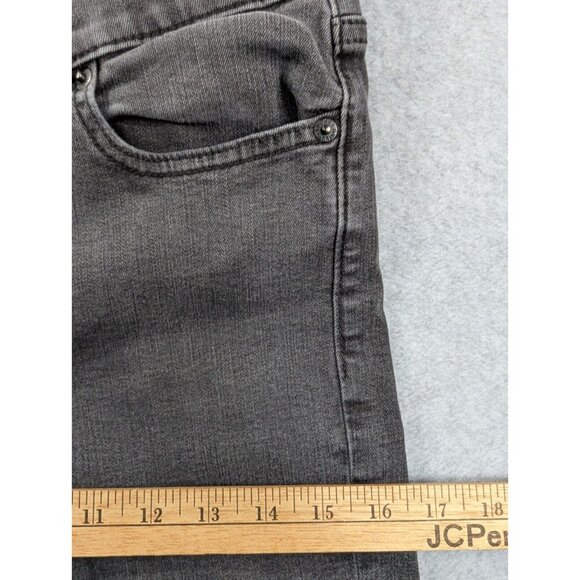Lucky Brand Jeans Womens Size 8 Black Brooke Skinny Destressed Tapered - Picture 6 of 16